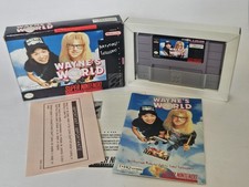Wayne's World Super Nintendo SNES CIB Complete w/ Manaul, Inserts + Protector