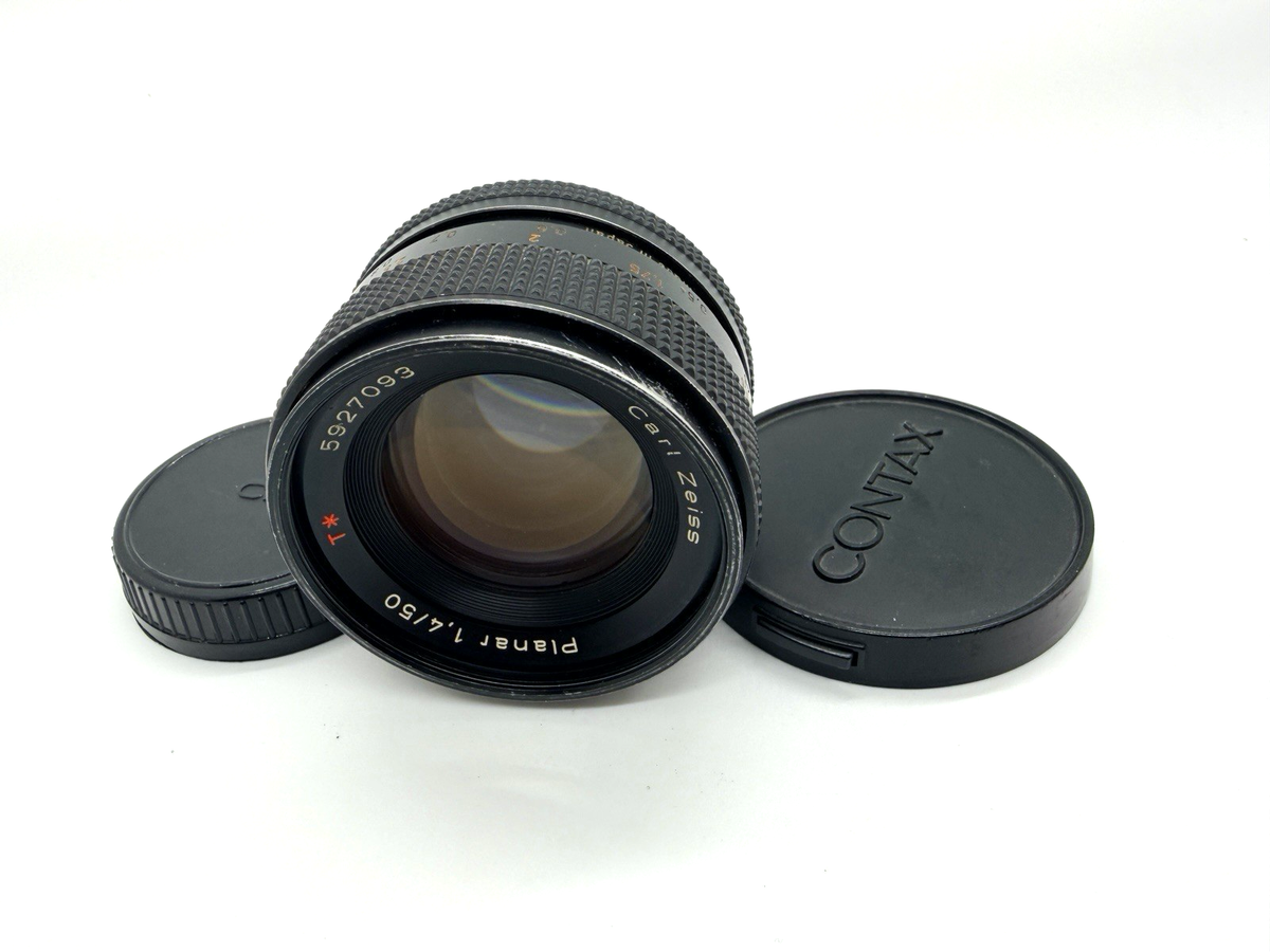 Excellent Contax Carl Zeiss Planar T* 50mm f1.4 C/Y Mount MF Lens