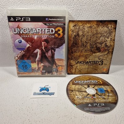 Uncharted 3 Drakes Deception - Playstation 3 PS3 - PAL Deutsch - OVP Anleitung