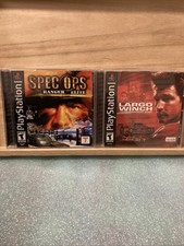 Spec Ops: Ranger Elite Sony Playstation 1 PS1 Largo Winch  VERY GOOD & BOTH CIB