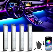 Car LED Lights Interior, Multcolor LED Light for Car with APP Control and DIY...