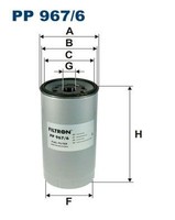 Filtron Kraftstofffilter Pp 967/6 FüR