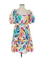 Tabitha Brown for Target Women White Casual Dress S