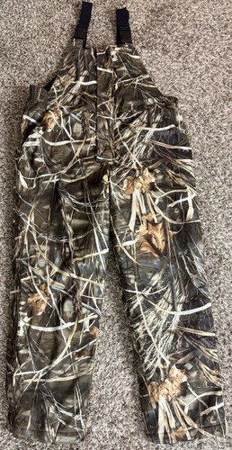 Field & Stream Bib Overalls Mens XL Realtree Camo Insulated Hydroproof Hunting