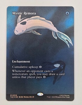 精神的負荷 Foil Mystic Remora Mystic Remora (Borderless) Avatar: The Last Airbender: Eternal