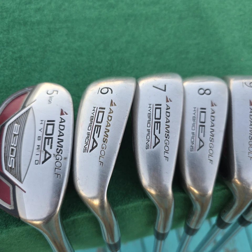 ADAMS GOLF IDEA A3 OS HYBRID IRON SET 4/5 HYBRIDS, 6-PW IRONS, STIFF FLEX SHAFTS - Image 3 of 4