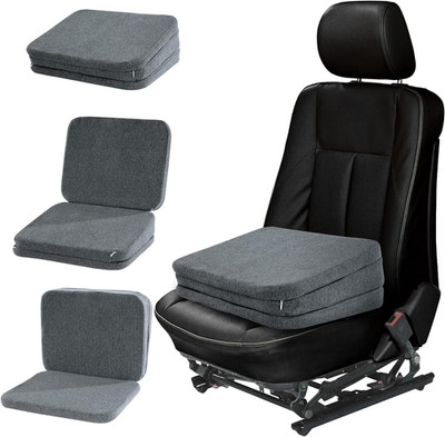 Adjustable Car Booster Seat for Short Drivers, 3 Heights for Different People, A