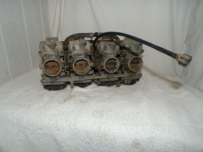 カーター① 97 Kawasaki Ninja ZX11 D Keihin Carb Carburetor OEM 15003-1182