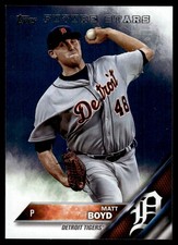 Matt Boyd 2016 Topps #391 Detroit Tigers MLB READ FREE SHIPPING AutographDen