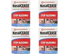 4 Pack of NASALCEASE FOR NOSEBLEEDS 5/BX 1EA