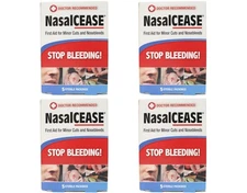 4 Pack of NASALCEASE FOR NOSEBLEEDS 5/BX 1EA