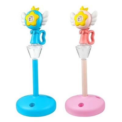Electric Bubble Maker With Rotating Head And Garden Stake For Camping Birthday
