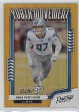 2024 Panini Prestige Youth Movement Xtra Points Gold 9/75 Aidan Hutchinson g4k