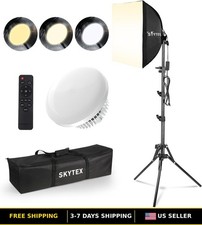 16x16" Softbox Lighting Kit, 135W, 2700K-6400K, Photo/Video Studio Light