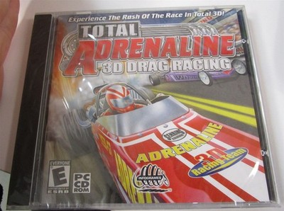 Video Game PC Total Adrenaline 3D Drag Racing NEW SEALED Jewel