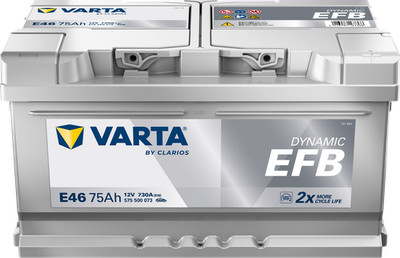 VARTA E46 Blue Dynamic EFB 12V 75Ah 730A Autobatterie inkl. 7,50   Pfand
