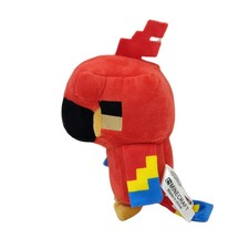 Parrot Plush Soft Toy Stuffed Animal Gaming Collectible Gift Red Bird