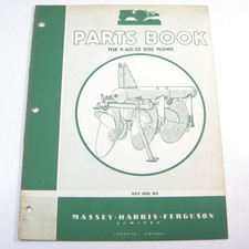 Massey Harris Ferguson P-AO-22 disco de arrastre arado granja piezas manual PAO22