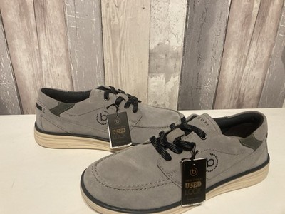 Seltene Herren Bugatti Wildleder Stil Grau Turnschuhe Schuhe Neu ohne Karton Größe UK 8
