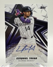 2026 Topps Ezequiel Tovar Auto BSA-ET Baseball stars Colorado Rockies