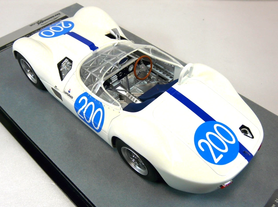 MASERATI BIRDCAGE Targa Florio 1960 Vaccarella LTD TECNOMODEL 1:18 - Immagine 3 di 4