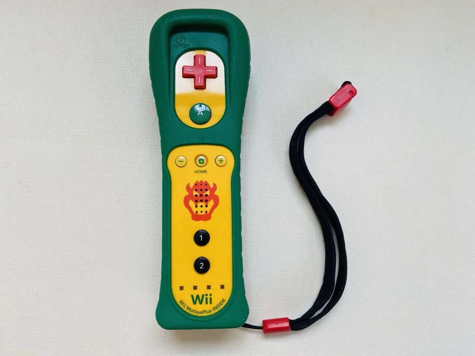 Nintendo Wii Official Controller Remote Motion Plus Bowser Limited Japan Tested - Image 3 of 4