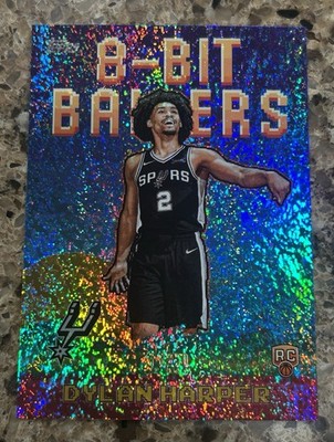 2025-26 Topps 8 Bit Ballers Dylan Harper #8B-32 Gold /50 (RC)