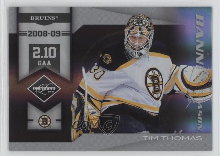 2010-11 Limited Banner Season Silver Spotlight 6/49 Tim Thomas #20 2a8