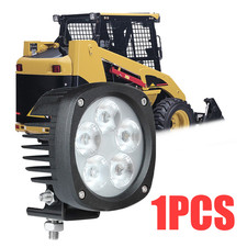 Construction Equipment Work Lamp LED 50W Semi Round Flood Lights For Caterpillar