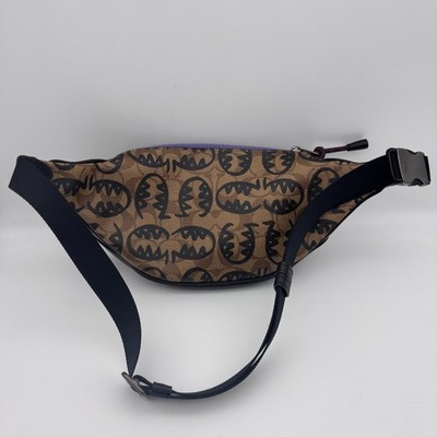 Coach Guang Yu Vale Belt Bag Leather Crossbody Fanny Pack