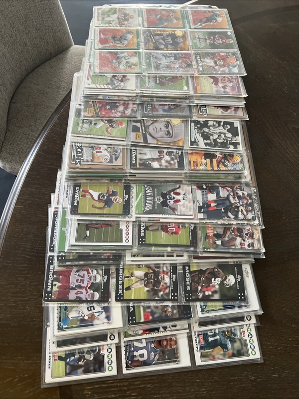 Football Pro Cards In Insert Pages Misc Dates And Teams Lot Of 522+ Cards