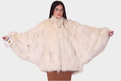 JACKET FOX FUR COAT FUCHS PELZMANTEL FOURRURE RENARD GIACCA PELLICCIA VOLPE