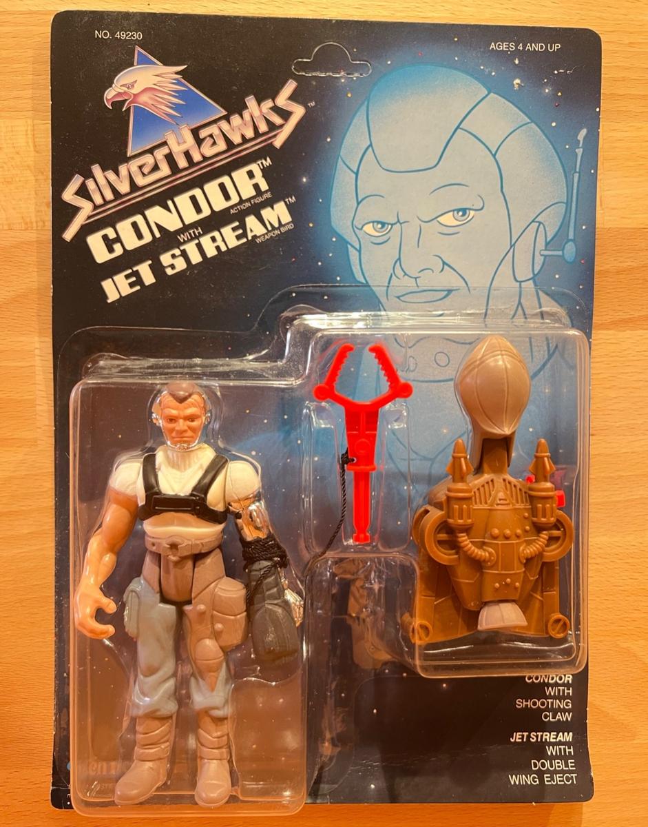Silverhawks Condor with Jet Stream FACTORY SEALED! Kenner Silver