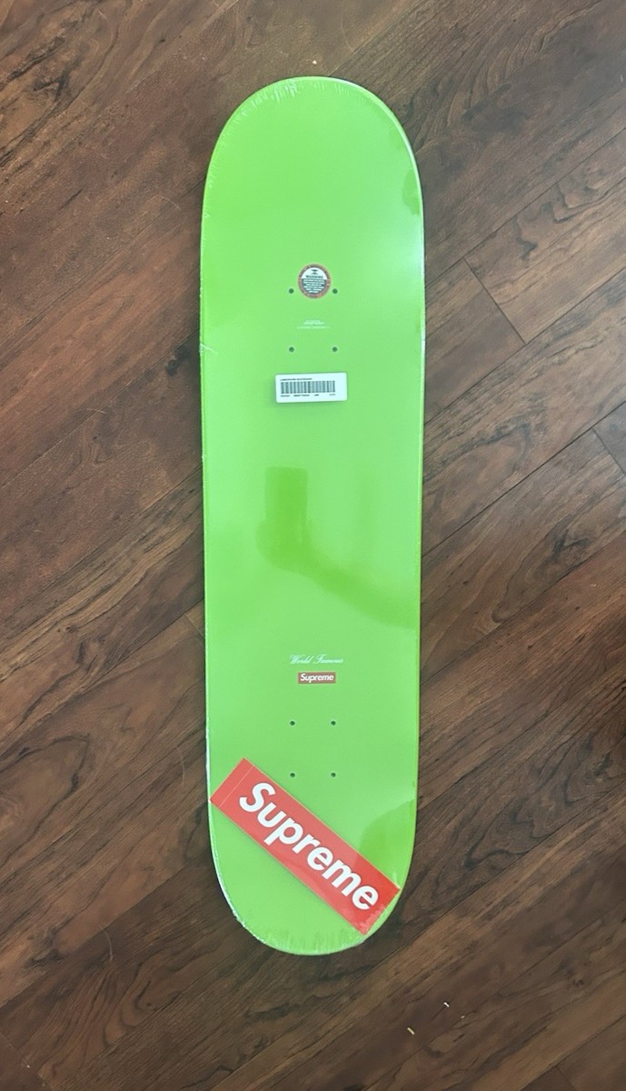 Supreme AUTOMOBILI Lamborghini Skateboard Lime 8.375 in