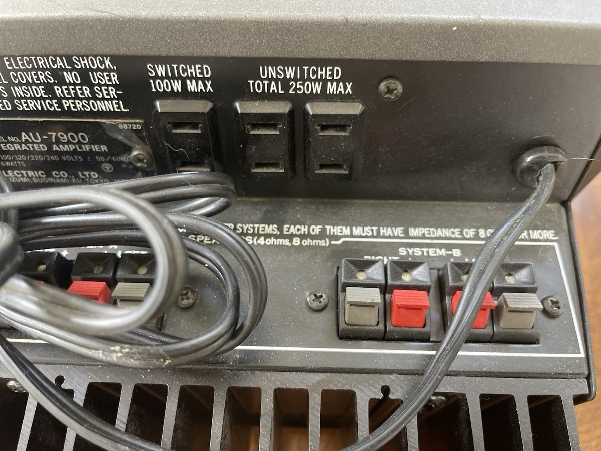 ORIGINAL RESTORED SANSUI AU-7900 AMPLIFIER VINTAGE RETRO AUDIO