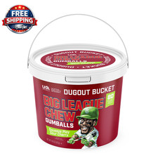 New - Sour Cherry Bubble Gum Flavor  80Pcs Individually Wrapped Gumballs  for