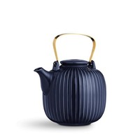 KäHler Design - Teekanne HammershøI Integriertes Teesieb Teapot Mit Messinggriff