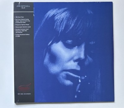 Joni Mitchell Blue 2026 sealed brand new vinyl record - 180 gram  remastered LP