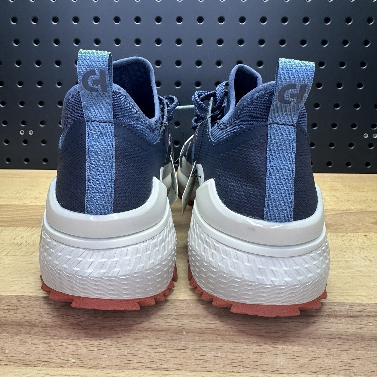 Cole Haan Zerogrand Overtake WR Golf Shoes Blue Red Men's Size 8.5