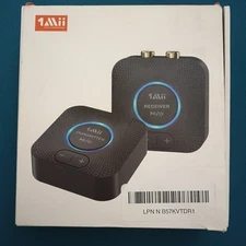 1Mii 2.4GHz Wireless Audio Transmitter Receiver Set for TV, 260Ft/80M Long Range