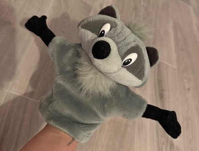 Vintage - Pocahontas Meeko der Waschbär (Handpuppe / Stofftier) - Disney, Mattel