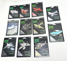 11 METAL EARTH 3D STEEL MODEL KIT LOT TOMCAT ...