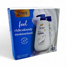 Dove Deep Moisture Body Wash with Pump, 30.6 fl oz - 2 Count