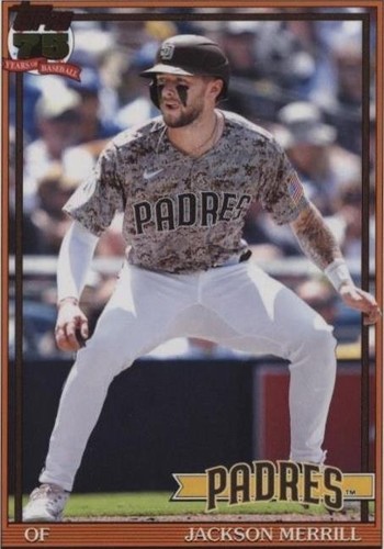 Men's Padres #3 Jackson Merrill 2026 City Connect Stadium Jersey