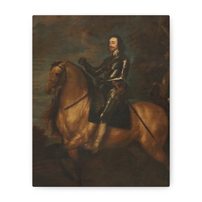 Dyck, Anthony van - Carlos I de Inglaterra a caballo - Canvas Wall Art