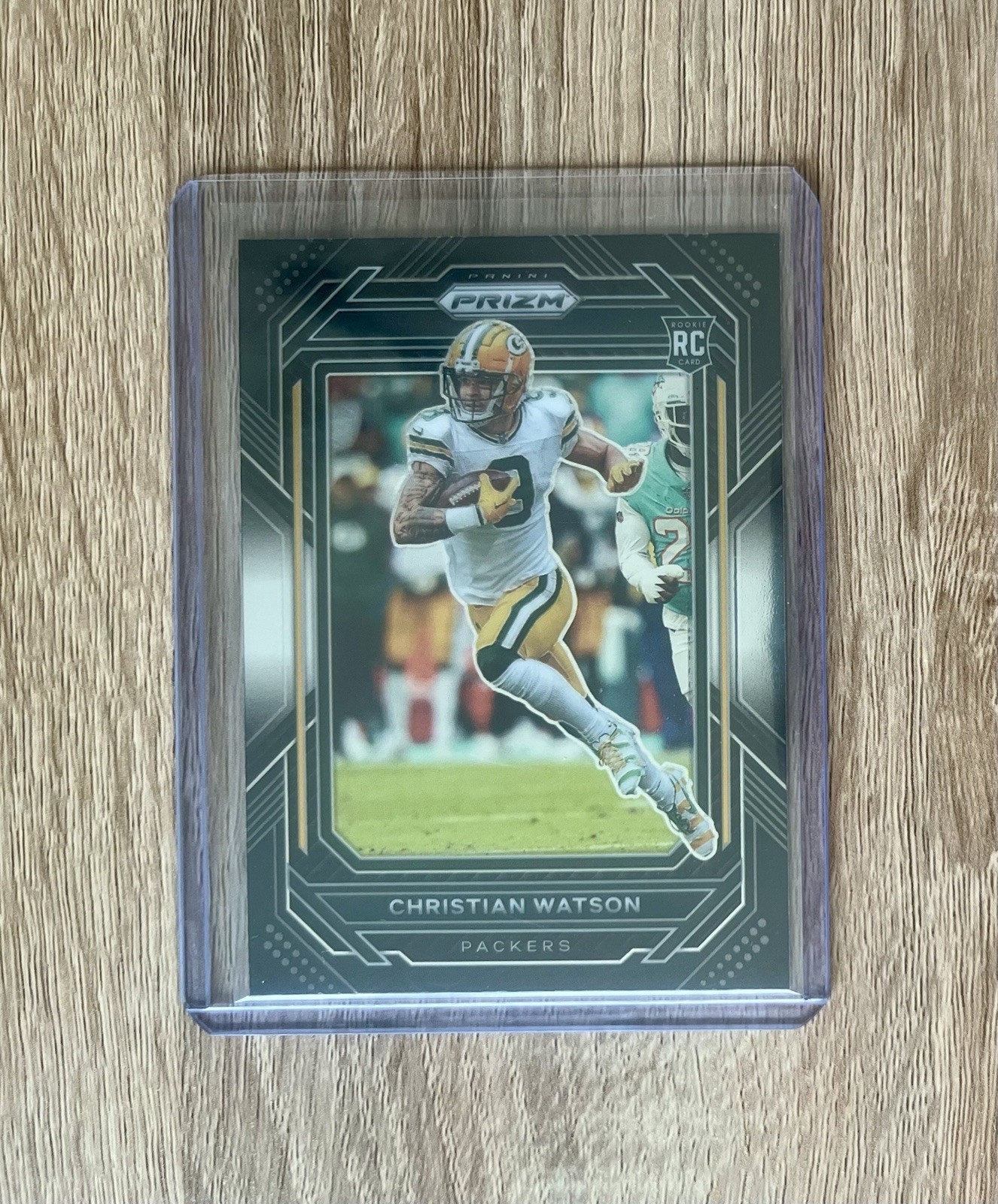 2022 Panini Chronicles - Prizm Black Christian Watson ROOKI CARD! #PB-18 (RC)