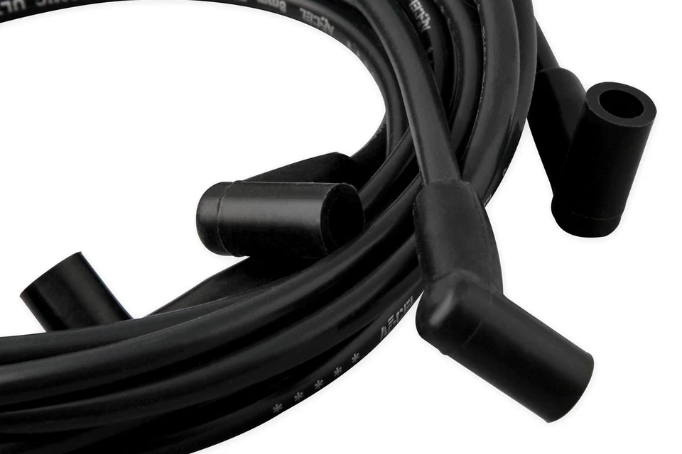 Extreme 9000 Ceramic Spark Plug Wire Set Under Valve Cover Chevy Small Block V8 Foto 2 de 3