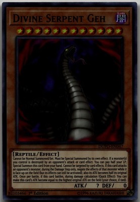 Divine Serpent Geh Ultra Rare Duel Power DUPO-EN047 LP