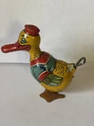 J. CHEIN Sailor Duck 40s TIN LITHO Wind Up Toy EUC Vintage Works!