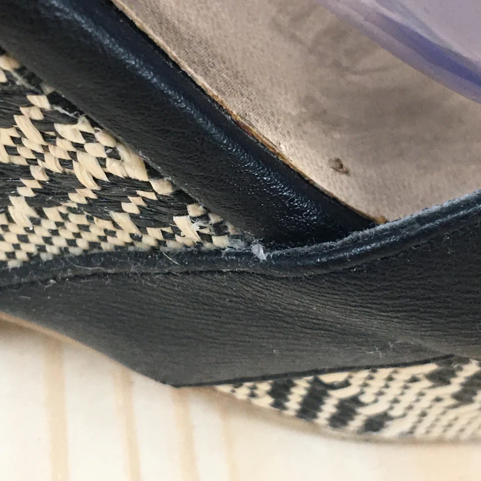 Женские туфли на каблуках Audrey Brooke 9 на платформе на танкетке с ремешками на лодыжке черные искусственная кожа - Изображение 4 из 4